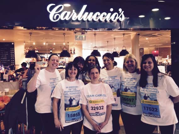 Nurses from the Lancashire Cardiac Centre who are part of "Team Carlos"