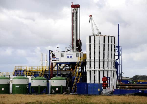 A fracking rig  similar to the ones Cuadrilla would like to use at Preston New Road