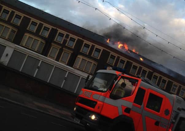 Fire at the Warwick Hotel in Blackpool - Image submitted by @hannahbooth98 via Twitter