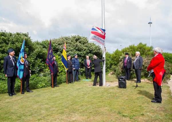 Fylde Armed Forces Week Flag raising ceremony