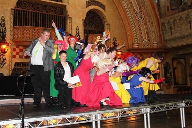 Blackpool and Fylde college pupils perform at the official launch of The Blackpool Challenge, an ambitious multi-million pound plan to overhaul the education system in Blackpool