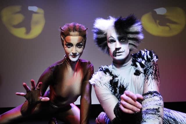 Launch of Andrew Lloyd Webber's musical Cats at the Opera House, during a visit earlier this year