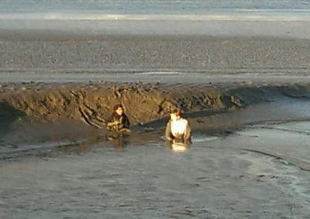 Coastguard teams rescue two teenagers who got stuck in mud at Stanah on Sunday night
