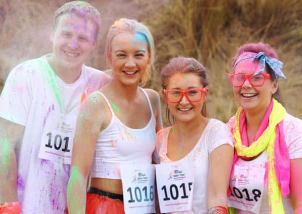 The Fylde coast is set for its first colour run today to help Trinity Hospice