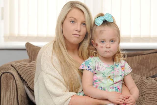 Lauren Howarth with her daughter Lucy of Blackpool