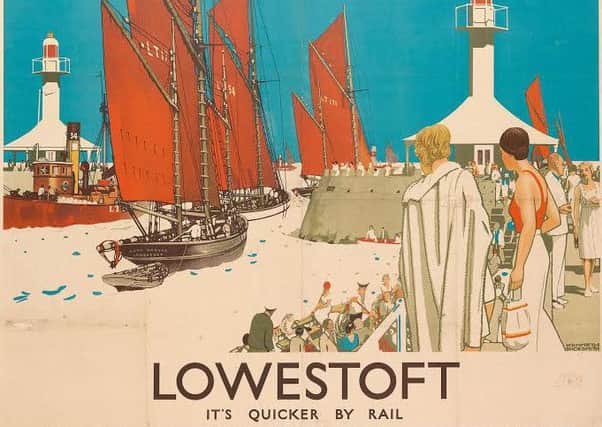 Kenneth Shoesmiths poster,  produced in 1936, is expected to fetch more than £1,000 at auction in New York