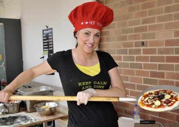 Kelly Wood-Barlow from Kelly's Kitchen at the Fleetwood Food and Drink festival