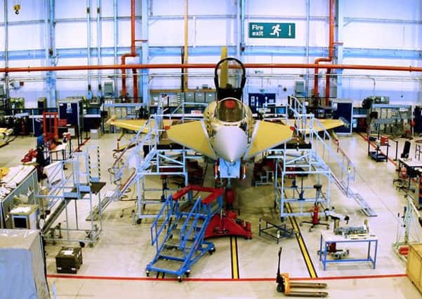 BAE Wartons Eurofighter Typhoon production line