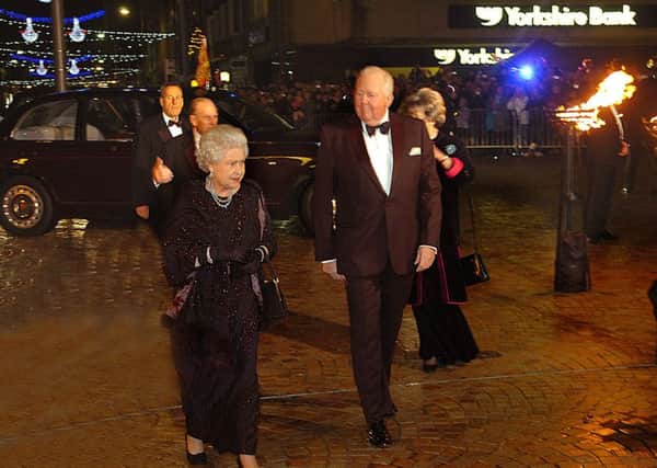 Queer Elizabeth II arriving at the Royal Variety performance at the Winter Gardens in 2009