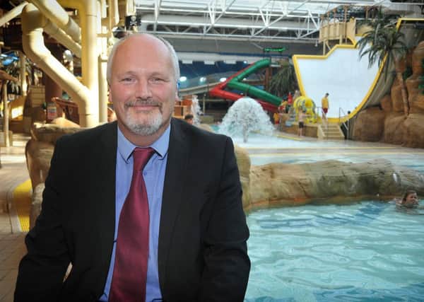 My Blackpool feature with Managing Director of the Sandcastle water park John Child.