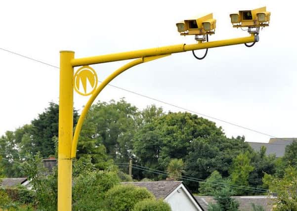 Watch your speed! Average speed cameras can track a motorist's speeding behaviour over several miles.