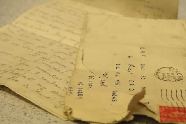 The letter dating back over 60 years