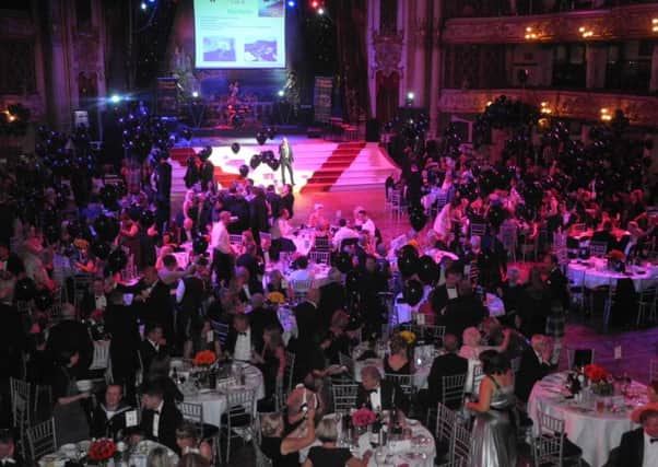 The packed Tower Ballroom  where fund-raisers topped the £90,000 mark for Tritinty Hospice