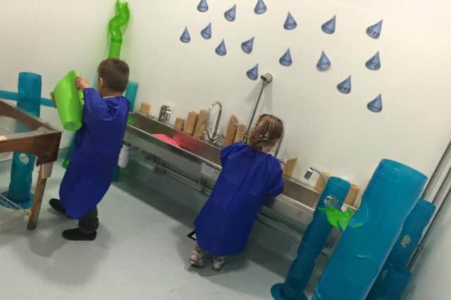 Unity Academy showed off its new £200,000 nursery to the public, including a state-of-the-art multi-sensory room and wet play area.