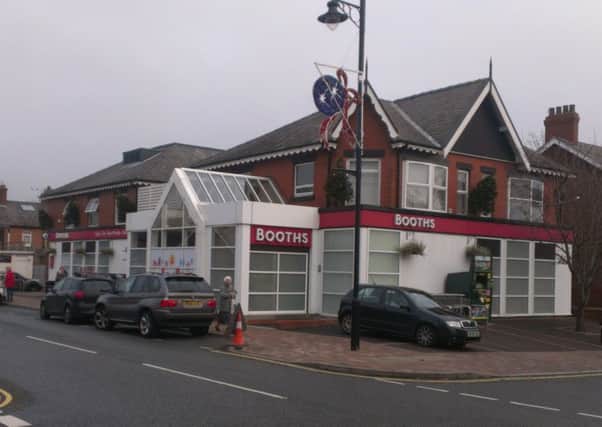 The former Booths store in Woodlands Road, Ansdell