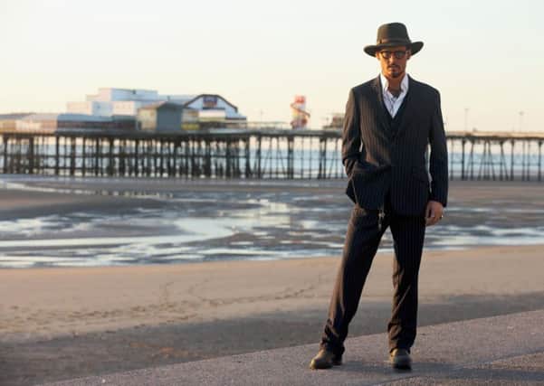 Johnny Depp arrives in Blackpool