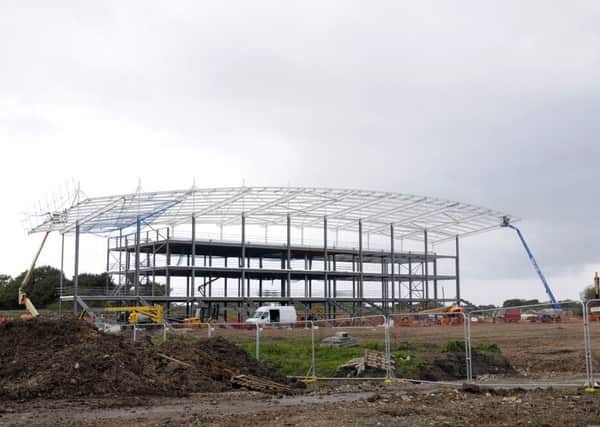 Building of the new stadium for AFC Fylde