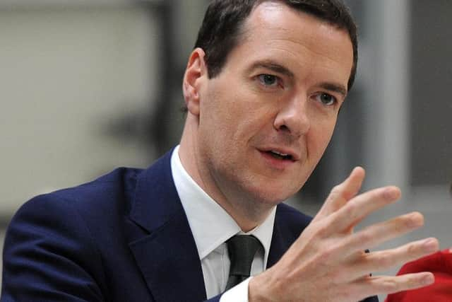 Chancellor George Osborne