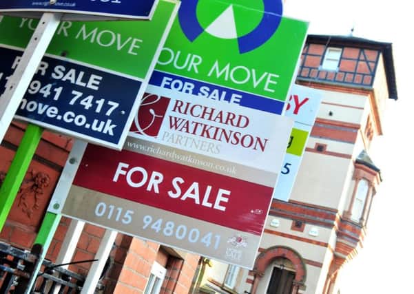 FOR SALE: But salaries of workers in parts of the country fall well short of mortgage requirements, says report