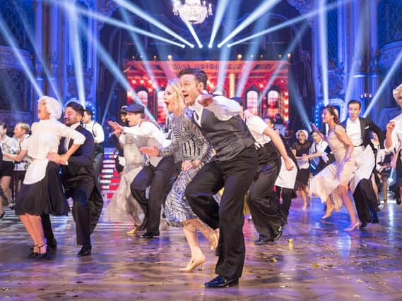 The floor-stomping opening number of Strictly Come Dancing at Blackpool Tower Ballroom