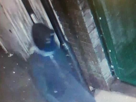 Police want to speak to this man in connection with two failed robberies in Fleetwood last night