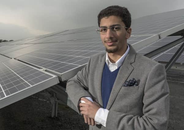 Yousif Alkindi - UAE intern at Samlesbury solar farm