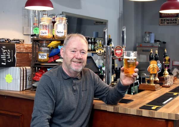 George White inside the newly-renovated Numebr 10 Ale House in St Annes