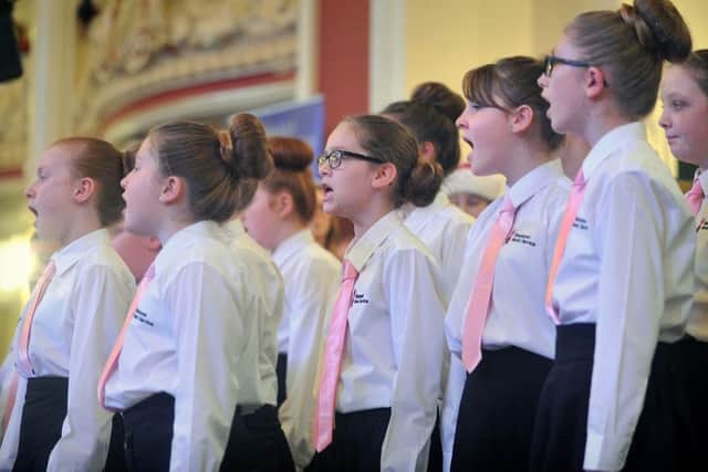 Performing in the Primary School Choir