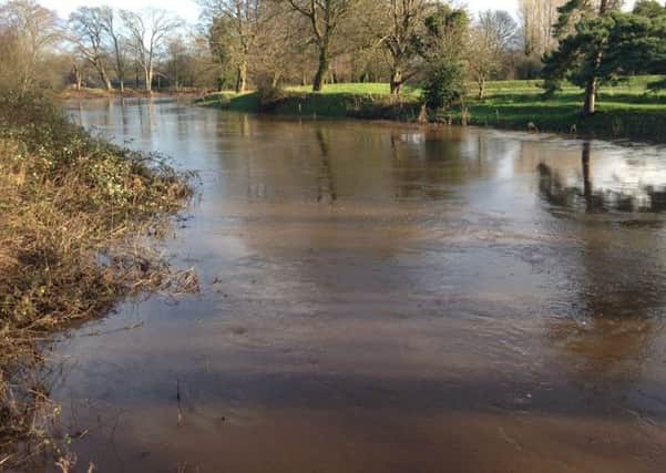 Flooding in St Michaels. Photo: Lancashire Fire and Rescue