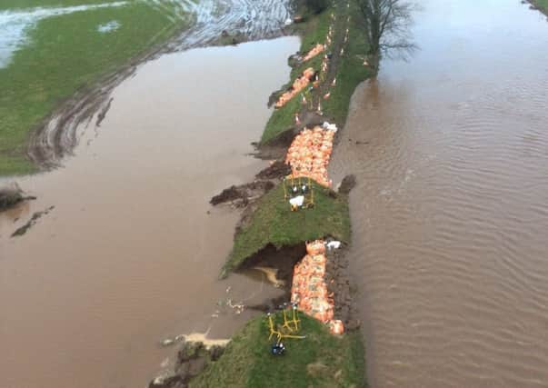 Flooding in St Michaels. Photo: Lancashire Fire and Rescue