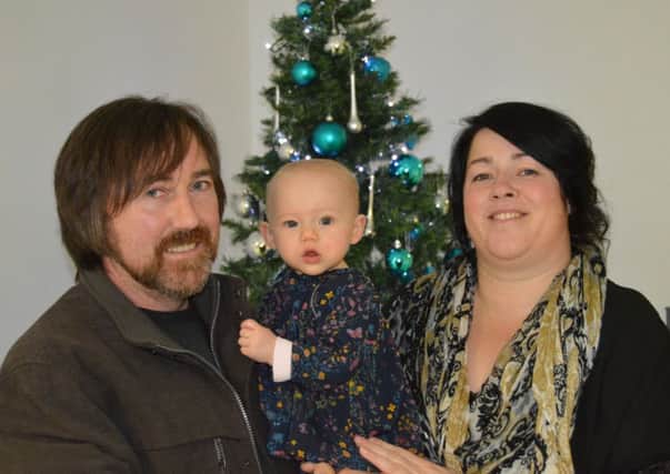 Allan Duncan with Mayva and mum Kathryn Nunn