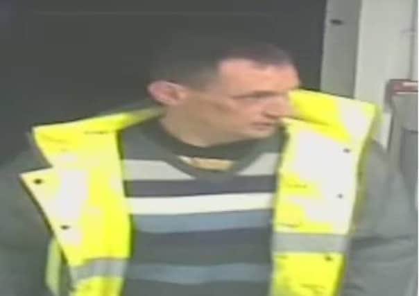 Police want to speak ot this man after a crate of lager was stolen from One Stop, on Poulton Road, in Fleetwood