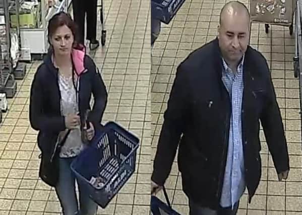 Two of the people police wanted to speak to after thefts