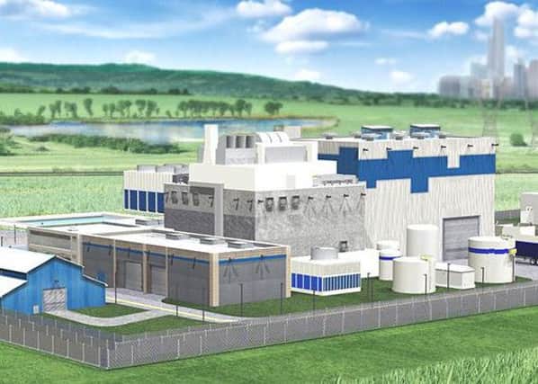 An artists impression of the new SMR reactors for which Springfields may produce the fuel