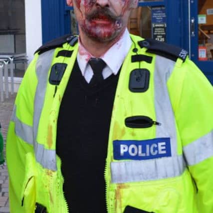 Jason Redshaw features in Channel 4 online short about his hobby of role playing as a zombie. Jason in character at St John's Square in Blackpool