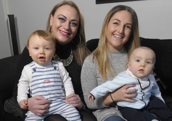 Michelle Hames is organising a charity fundraiser at FLeetwood Cricket Club to raise money and awareness for Strep B, a condition which her son Theo-Isaac Broten contracted.  She is pictured on the right with Sharne Jones with her son Noah Jones who also contracted the condition.