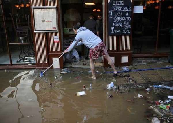 Mopping up after the floods hit businesses across the North
