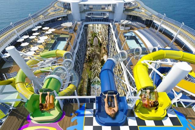The Harmony of the Seas, the biggest ship in the world in 2016. Bispham man Darran Salisbury is the executive chef on board.