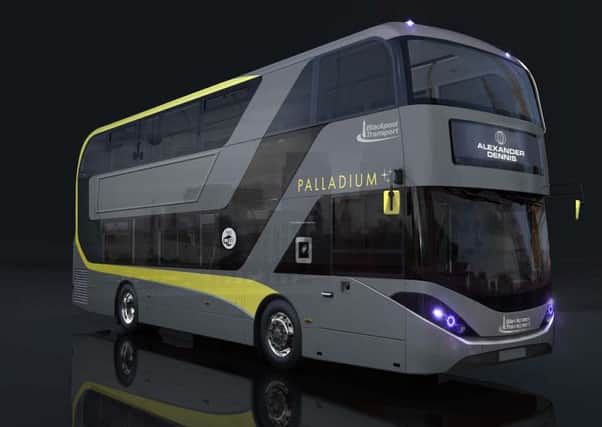 An image of one of the new buses being bought by Blackpool Transport