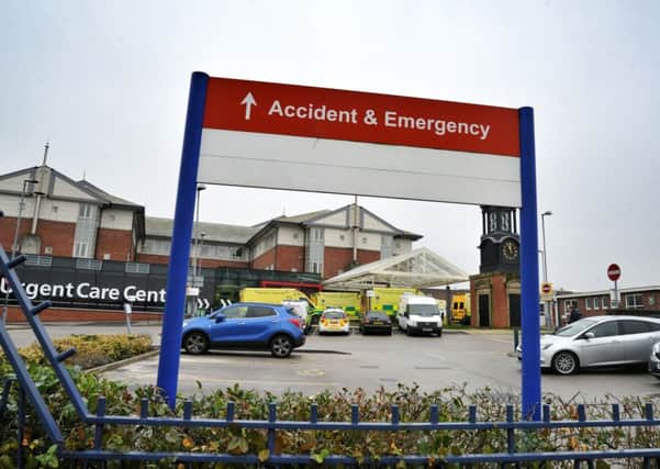 Staff are working 'flat out' as they struggle to cope with the rising number of patients coming to A&E