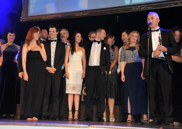 BIBAs awards 2015 from the Tower Ballroom, Blackpool. Winners of the Business of the Year- Danbro.