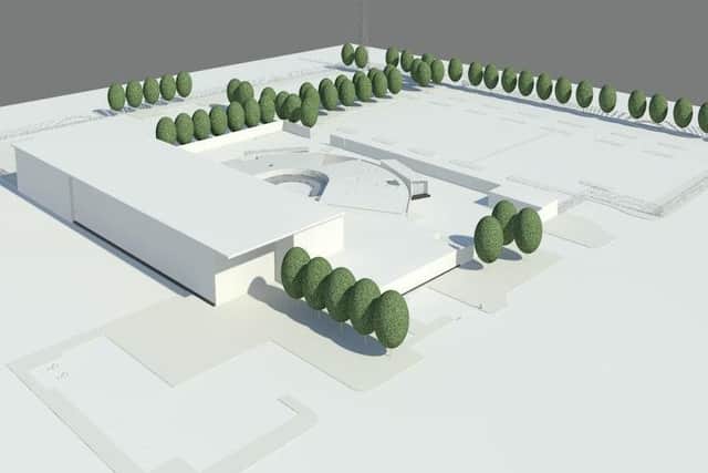 An artist's impression of Blackpool's new police headquarters