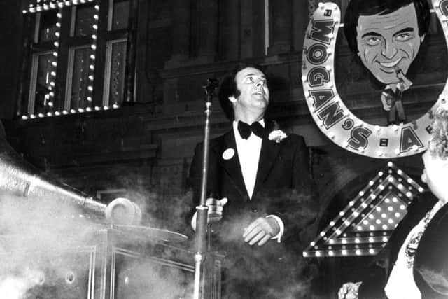 Sir Terry Wogan switching on the Illuminations in 1978