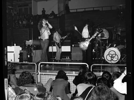 Led Zeppelin play the Guild Hall in Preston in January 1973