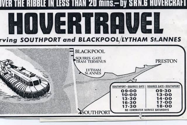 Hovercraft advert.