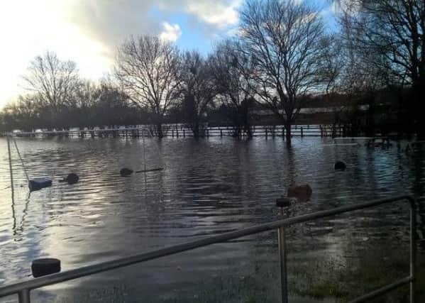 St Michals school field - floods