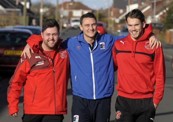 Friends Joey Newson, Simon Grand and Chris Maxwell are taking part in an 85 mile charity walk