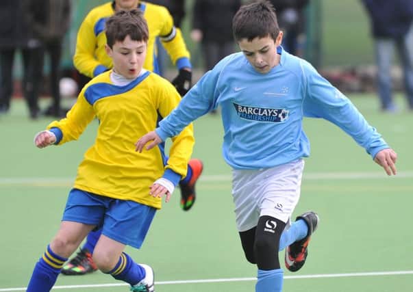 Football League Kids Cup action