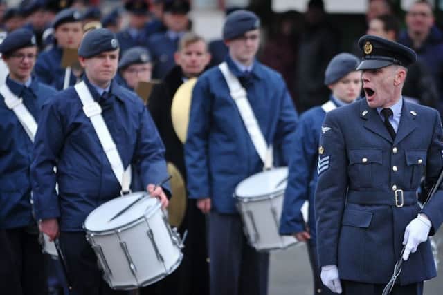 Air Cadets from across the North West gathered at Blackpool cenotaph for a parade to mark the military group's 75th anniversary.