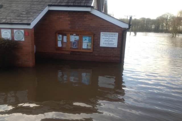 St Michaels during the floods in December